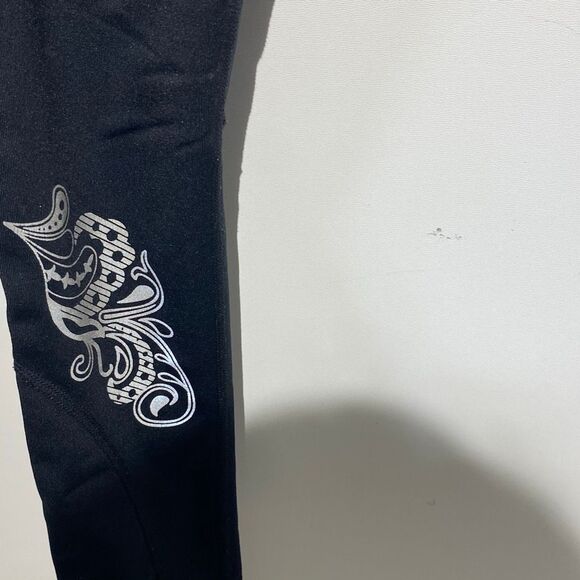 Athleta Women's Black Pull-On Stretch Flat Front Skinny Ankle Leggings Small - Picture 9 of 10